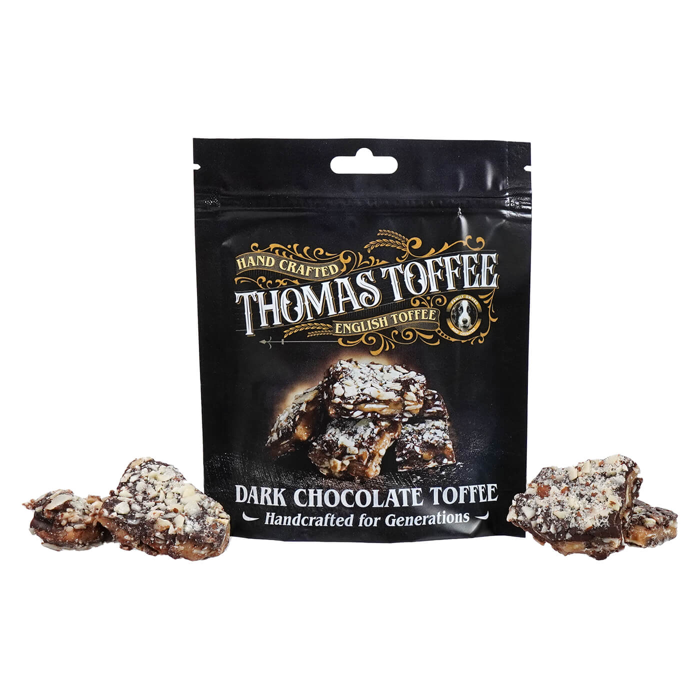Thomas Toffee Dark Chocolate Toffee