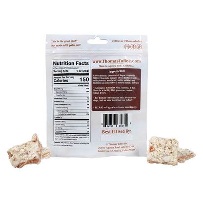 Thomas Toffee White Chocolate Toffee