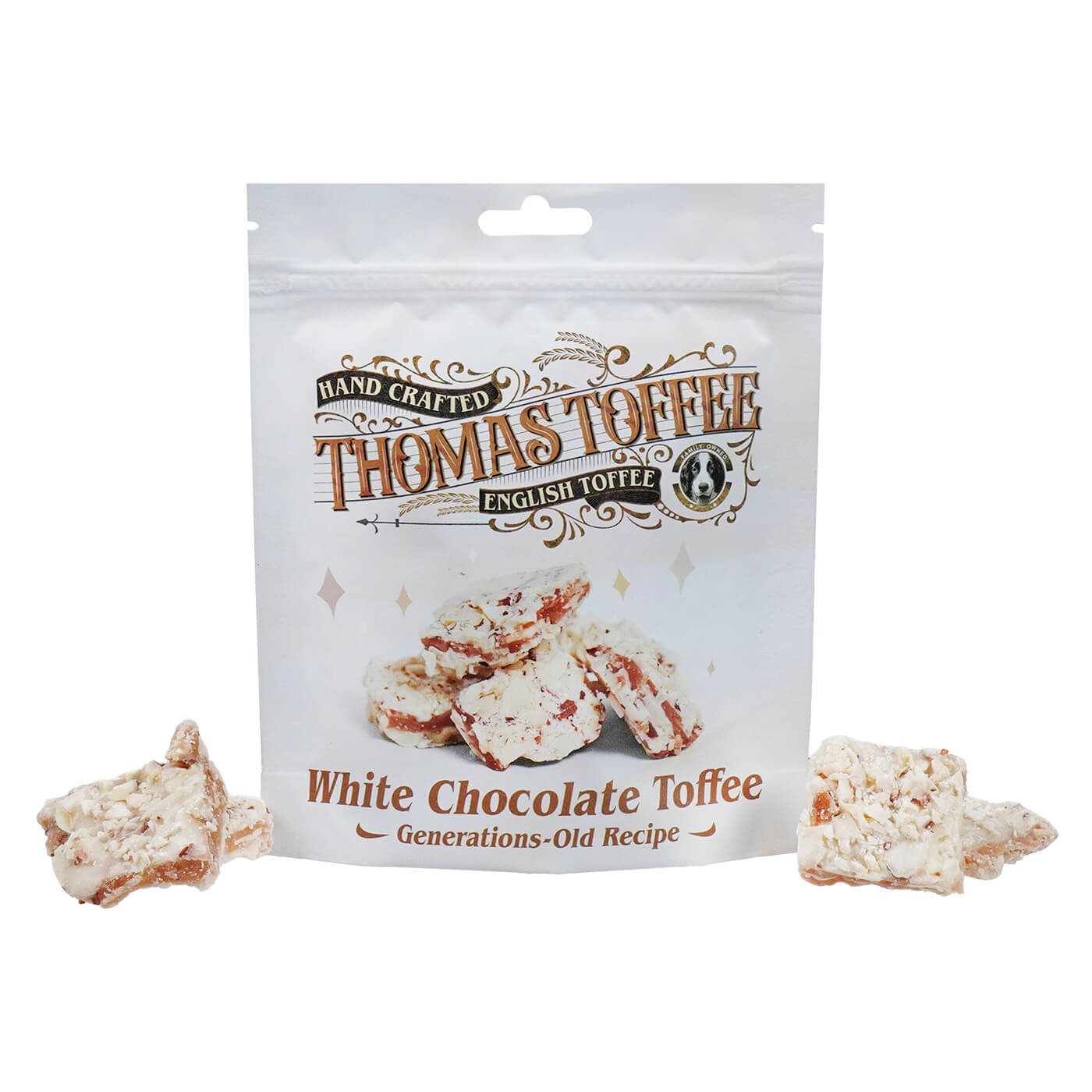 Thomas Toffee White Chocolate Toffee